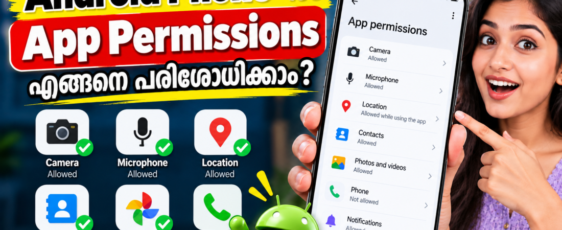 📱 Phone-ലെ  App Permissions എങ്ങനെ പരിശോധിക്കാം?