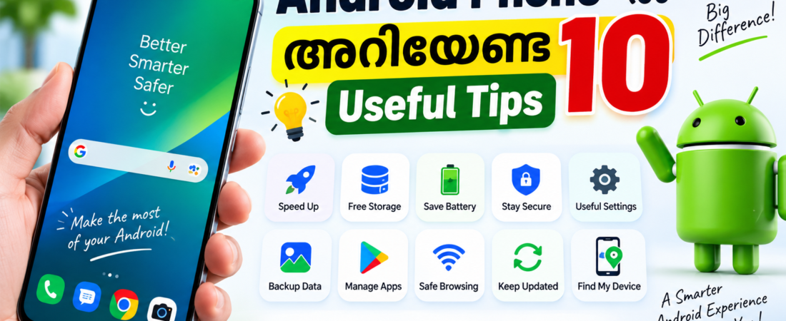Android Phone-ൽ അറിയേണ്ട 10 Useful Tips