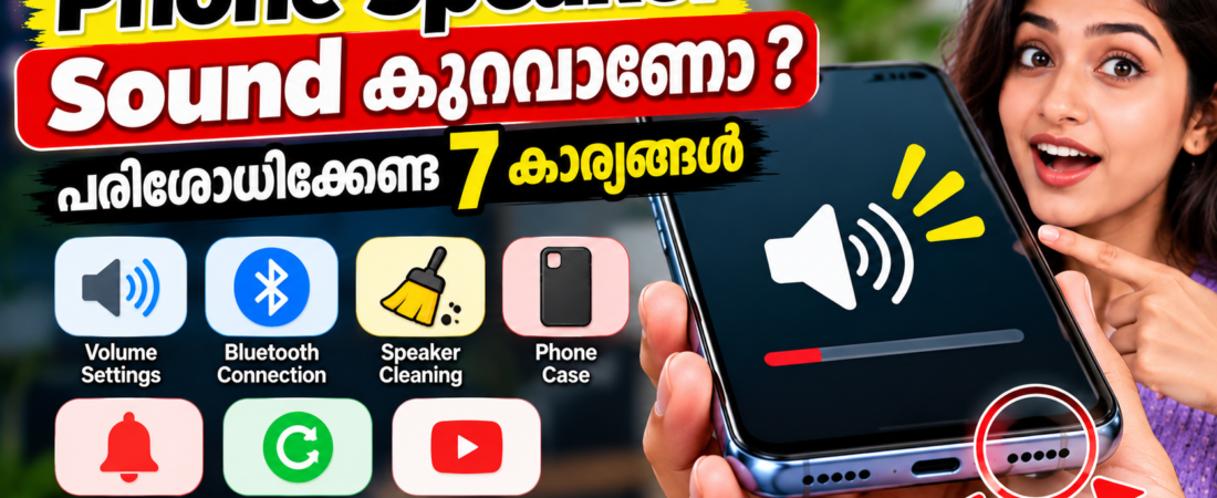 Phone Speaker Sound കുറവാണോ? പരിശോധിക്കേണ്ട 7 കാര്യങ്ങൾ